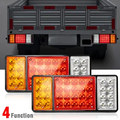 2x 36 LED Car Trailer Rear Tail Light Truck Boat Caravan Turning Si...