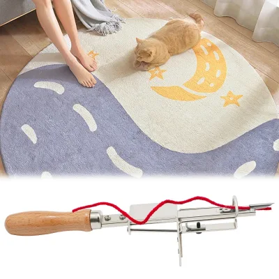 Household Cleaning Accessories Manual Carpet Tufting Tool Wear-Resistant Easy to Clean for Tuft Kits/ Carpets/Wool Jenni image 1