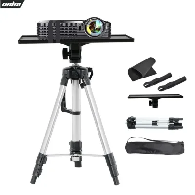 Tripod Projector Stand Foldable Laptop Stand Aluminum Projector Tripod with Plate and Carrying Bag Height Adjustable image 1