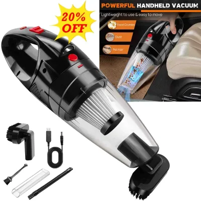 3-in-1 Cordless Handheld Vacuum Cleaner USB Rechargeable Portable