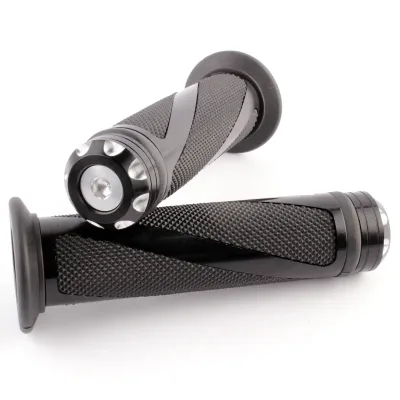 Aluminium Motorcycle Handlebar Grips 22mm image 1