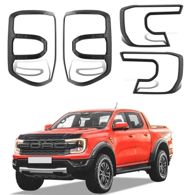 Tail Lights Taillights Cover Head Light Lamp Cover Guard Trim Matte...