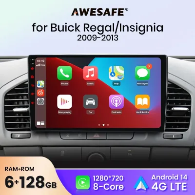 Awesafe Wireless CarPlay Android Auto Car Radio Stereo for Buick Re...