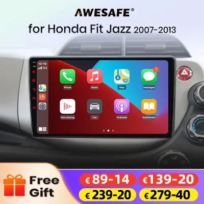Awesafe Wireless CarPlay Android Auto Car Radio Stereo for HONDA FI...