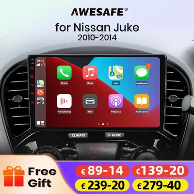 Awesafe Wireless CarPlay Android Auto Car Radio Stereo for Nissan J...