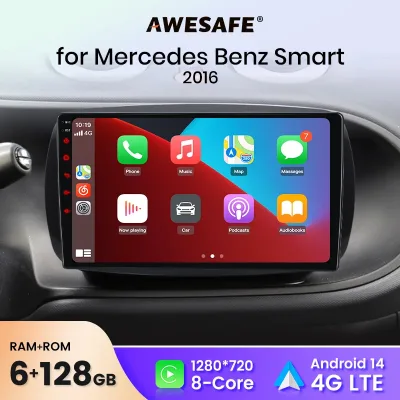 Awesafe Wireless CarPlay Android Auto Car Radio Stereo for Mercedes...