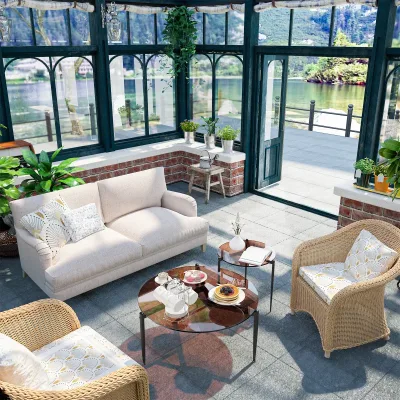 Round Tempered Glass Coffee Table Modern Side Table Decorative Center Table with Metal Legs for Living Room Office image 1