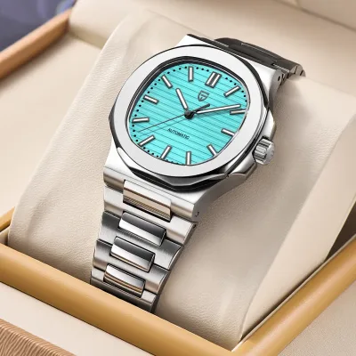 PAGANI DESIGN 40mm Men's Automatic Mechanical Watch Sapphire Glass