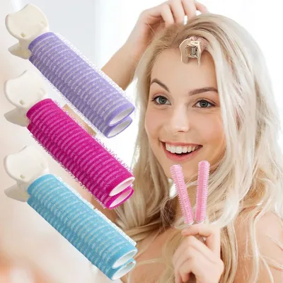 Natural Hair Root Fluffy Volume Clips Curler Styling Tool Korean