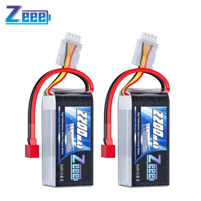 2pcs Zeee 3S 2200mAh Shorty Lipo Battery 11.1V 50C With T/XT60 Plug...