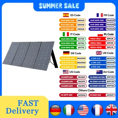 ALLPOWERS Foldable Solar Panel 400W / 200W / 140W / 100W / 60W Solar Charger with Solar Output for Power Station Solar G