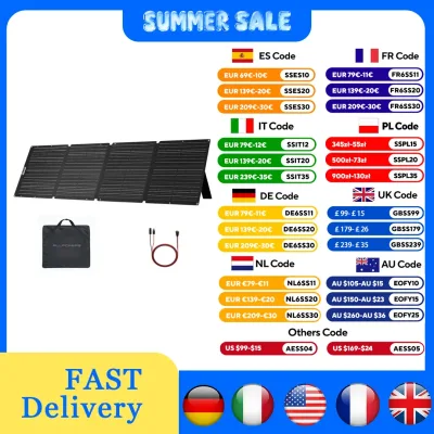 ALLPOWERS Portable Solar Panel 60W–200W IP68 Waterproof