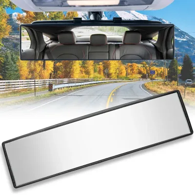 Car Rear Mirror Wide-angle Rearview Mirror 300mm 12" 270mm 11.6"Wid...
