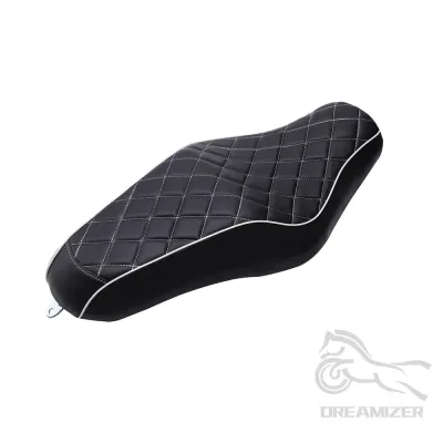 Motorcycle Cafe Racer Scrambler Seat Vintage Retro Saddle Seat Hump...