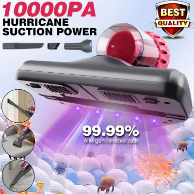 10000PA Mattress Vacuum Cleaner Ultraviolet Sterilization Machine Mini Handheld Wireless Mite Remover USB Charging Porta