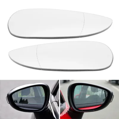 Rear View Wing Mirror Glass Stick On Without Plate Car Rearview For Ford Fiesta MK7 2008 2009 2010 2012 2013-2017 B-Max 