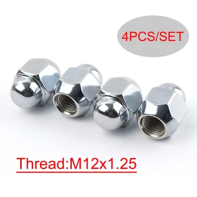 4X Car Wheel Lug Nuts Bolts Truck Accessories M12X1.25 For Infiniti Q45 QX4 QX60 Nissan Almera Elgrand Expert Fairlady G