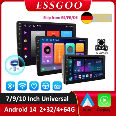 Essgoo Android 15 Car Radio Automotive Multimedia Wireless Carplay ...