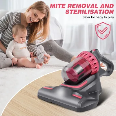 Mite Removal Mattress Vacuum Cleaner with UV Light Bugs Bed Mattress Cleaning Machine Vacuum Dust Mites Cleaner, HEPA Fi