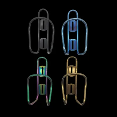 Vacuum Coating Black Blue Gold Titanium UltraLight Water Bottle Cage With Free M5 Ti Bolts for Bicycle Bike Riding