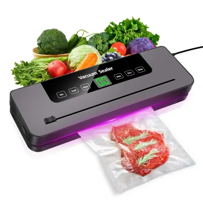 DayPlus Electric Sealing Machine Automatic Vacuum Sealer 60kpa Vacuum Food Sealer Dry Wet Packing With 10 Free Sealing B image 1