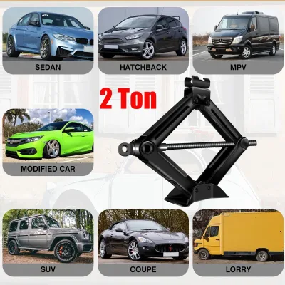 Dayplus Crane Lifting Jack 2 Ton Rustproof Scissor Car Jack Floor L...