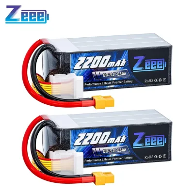 Zeee 6S 2200mAh Lipo Battery 22.2V 120C Softcase with XT60 Plug for RC Car Truck Tank RC Airplane FPV Drone Racing Hobby image 1