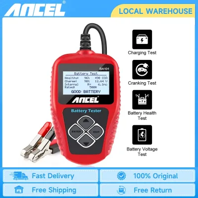 Ancel BA101 12V Car Battery Tester Analyzer Automotive Battery Load...