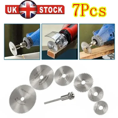 7pc Mini Rotary Tool Saw Blade Set image 1