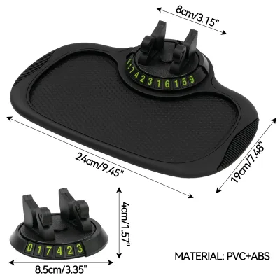 Anti-Slip Mat Anti-skid Pad Anti-Slide Sticker Non-slip Sticky Car Central Control Large Auto Phone Parking Number Cards