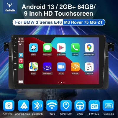 Essgoo Android 13 Car Radio Multimedia 2+64G Display Screen for BMW...
