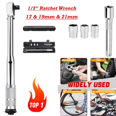 Dayplus Ratchet Torque Wrench 28-210Nm, 1/2" Wheel Bolt Wheel Nut W...