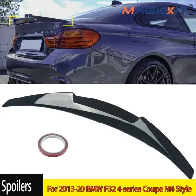 Magickit for BMW 4 SERIES F32 COUPE M4 STYLE GLOSS BLACK CAR REAR T...