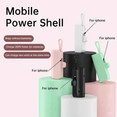No Soldering 18650/21700 Battery DIY Case For Apple/Type-C 18650 Battery Case DIY Rechargeable Mobile Power Case - image 1