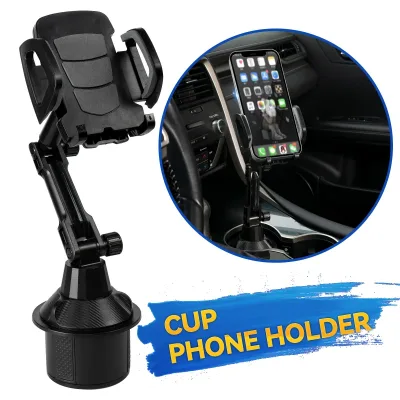 Universal 360° Car Cell Phone Stand Cup Holder Stand Drink Bottle L...