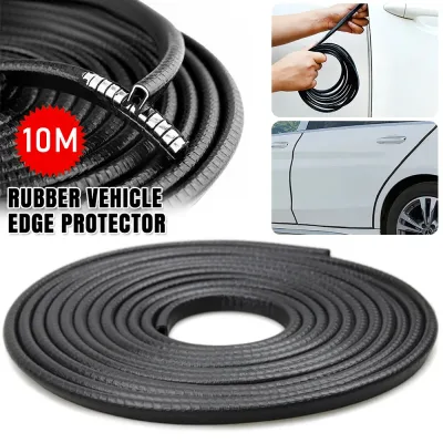 10 Metre U-Shape Rubber Car Door Edge Guard Seal Strip Heavy Duty
