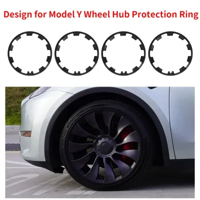MOTENIO 21-inch Wheel Hub Caps for Tesla Model Y image 1