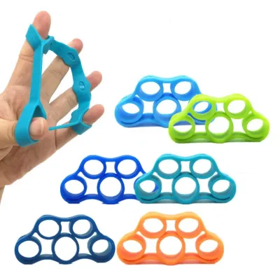 Hand Gripper Silicone Finger Expander Exercise Hand Grip Wrist Strength Trainer Finger Exerciser Resistance Bands Fitnes image 1
