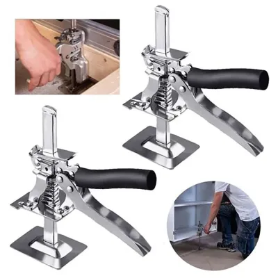 1PC Labor Saving Arm Brick Lifter Hand Lifting Home Tool Door Cabinet Jack Clamp image 1
