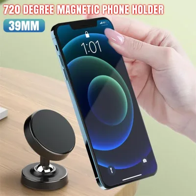 360° Rotatable Magnetic Metal Phone Mounts Bracket Holder for Car D...