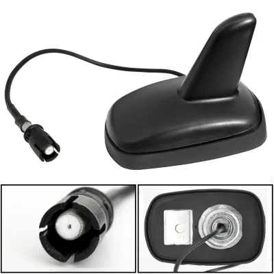 Shark Fin Car Roof Mount Antenna Aerial Base Must AM FM With Plug For VW Golf Audi A3 A4 A6 Seat Ibiza Skoda Octavia Car image 1