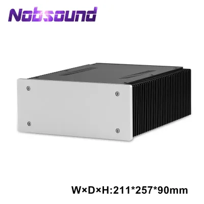 Nobsound HiFi Amplifier Housing Aluminum Case Amplifier Chassis Enclosure DIY Preamp Box image 1
