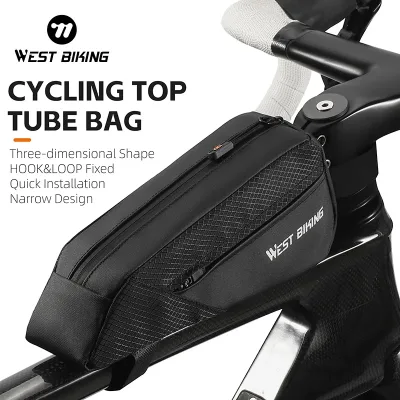 West BIKING Bicycle Bag Cycling Top Front Tube Frame Bag Ultralight...