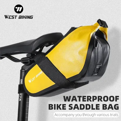 West BIKING Waterproof Bicycle Saddle Bag MTB Road Bike Shockproof ...
