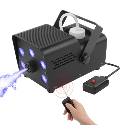 500W 5PCS RGB LED Smoke Machine Wireless Remote Control Fogger Machine Stage Effect Light For Christmas Party Halloween  image 1