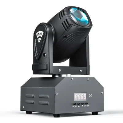 Mini LED RGBW Moving Head Light 11/13CH DMX512 Voice-activated 4 in 1 10W Stage Light for DJ Bar Disco Stage Effect Ligh image 1
