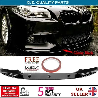 BMW 5 Series F10 Front Splitter Lip Diffuser image 1