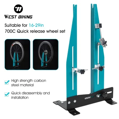 WEST BIKING Wheel Truing Stand 29in Bike Wheel Calibration Stand Truing Stand Bicycle Wheel Truning Rims Correction Stan