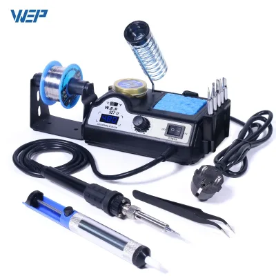 WEP 927-II 130W Soldeirng Iron Station With 2 Helping Hands Clips Digital Led Screen Adjustable Temperature Welding Stat