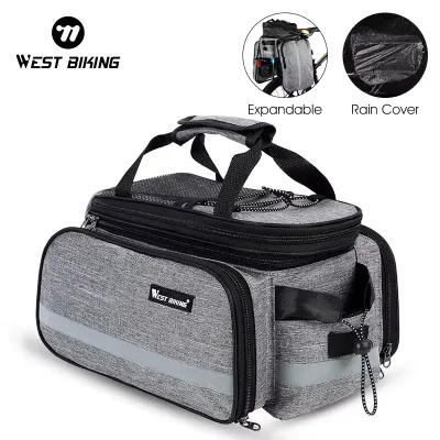West Biking Waterproof Bicycle Pannier Bag image 1